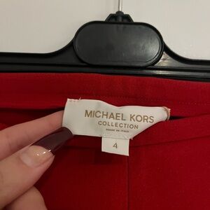 Michael Kors (Runway Piece) Red Flare Pants